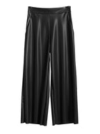 Pantalone ecopelle culotte