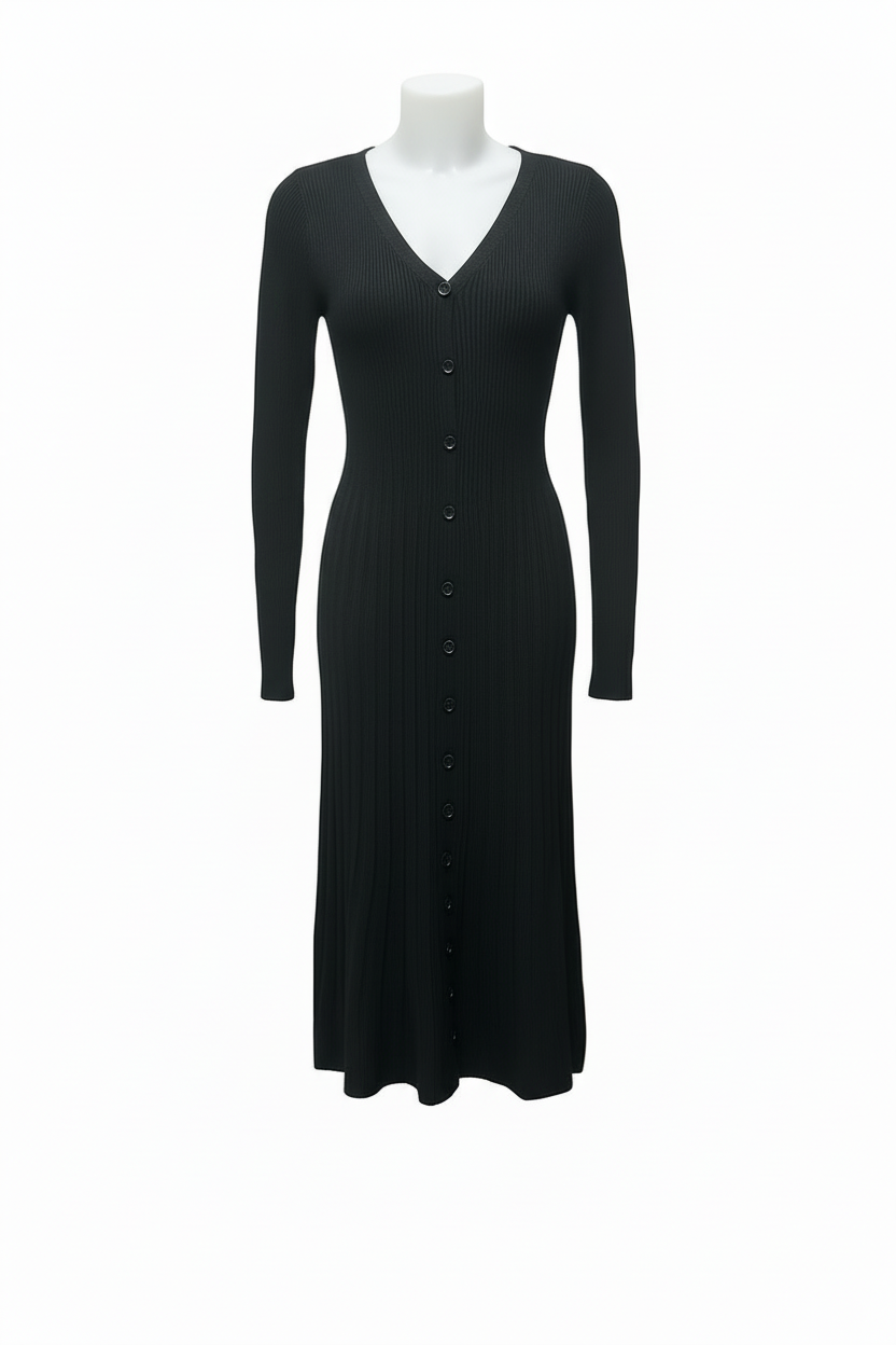 Abito midi in maglia