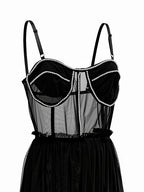 Vestito mini con strass