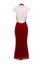 Abito con scollo drappeggiato