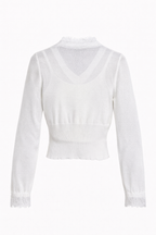 Maglia combinata in pizzo