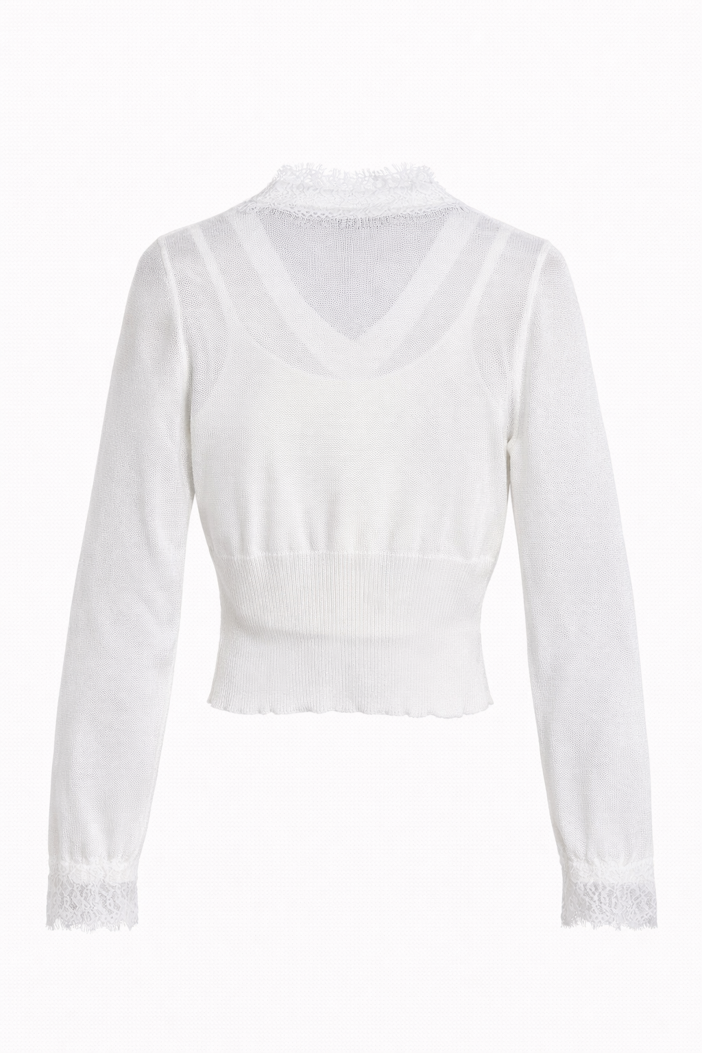 Maglia combinata in pizzo