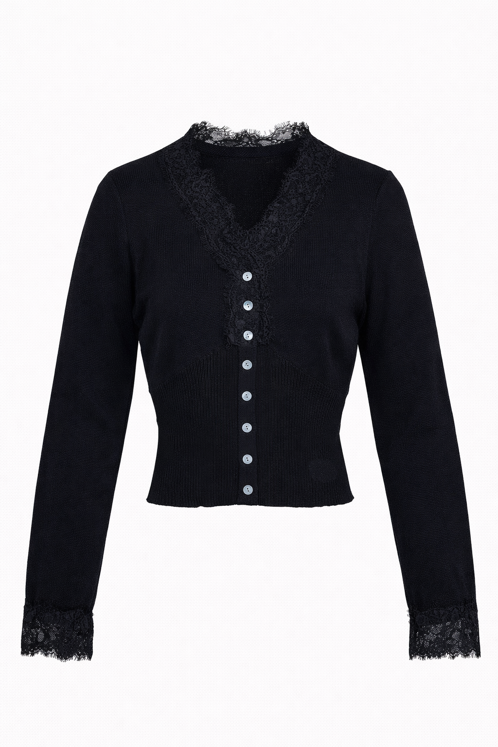 Maglia combinata in pizzo