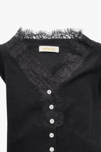 Maglia combinata in pizzo