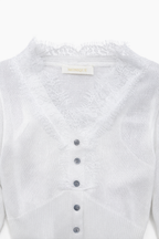 Maglia combinata in pizzo