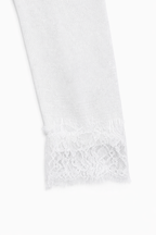 Maglia combinata in pizzo