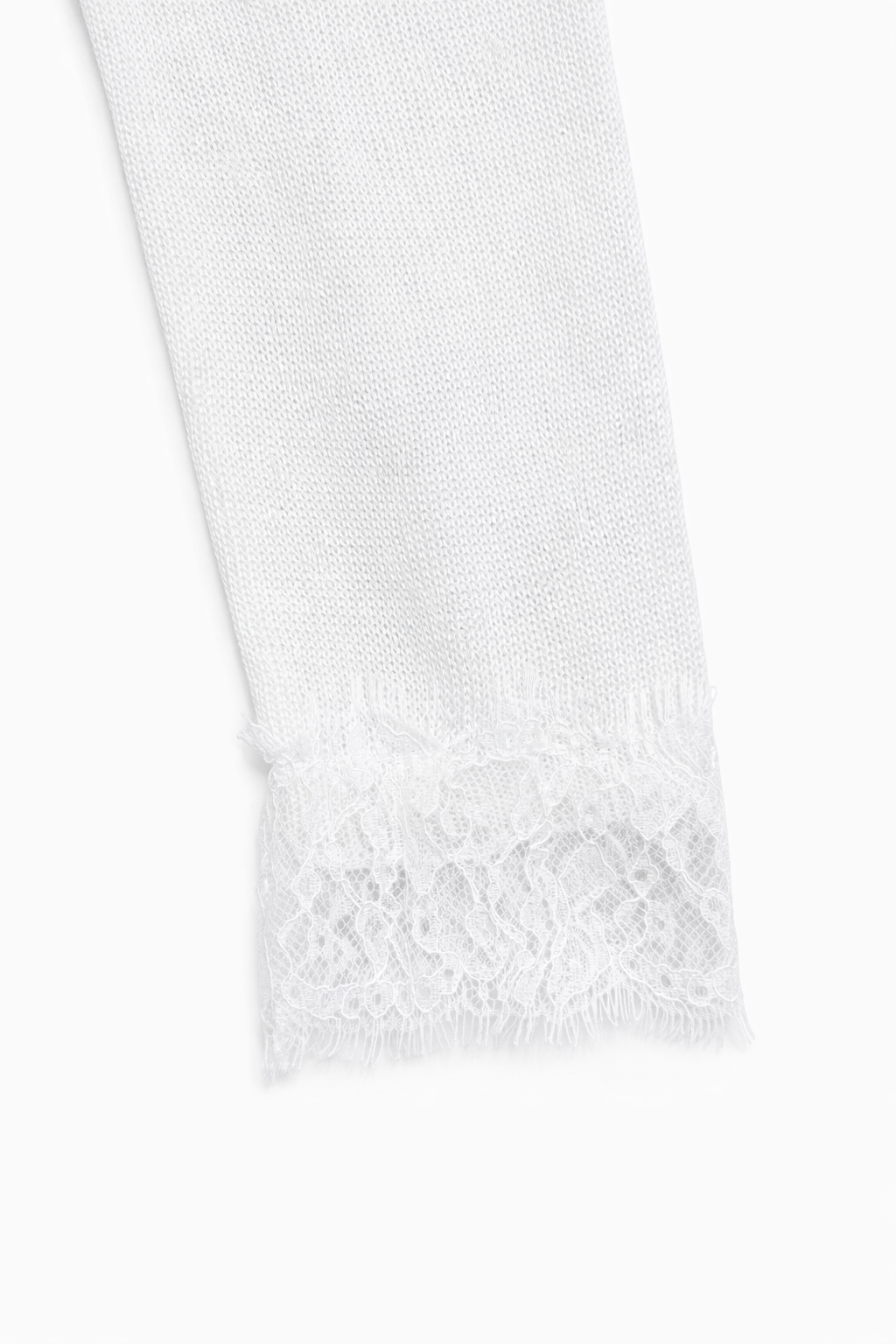 Maglia combinata in pizzo